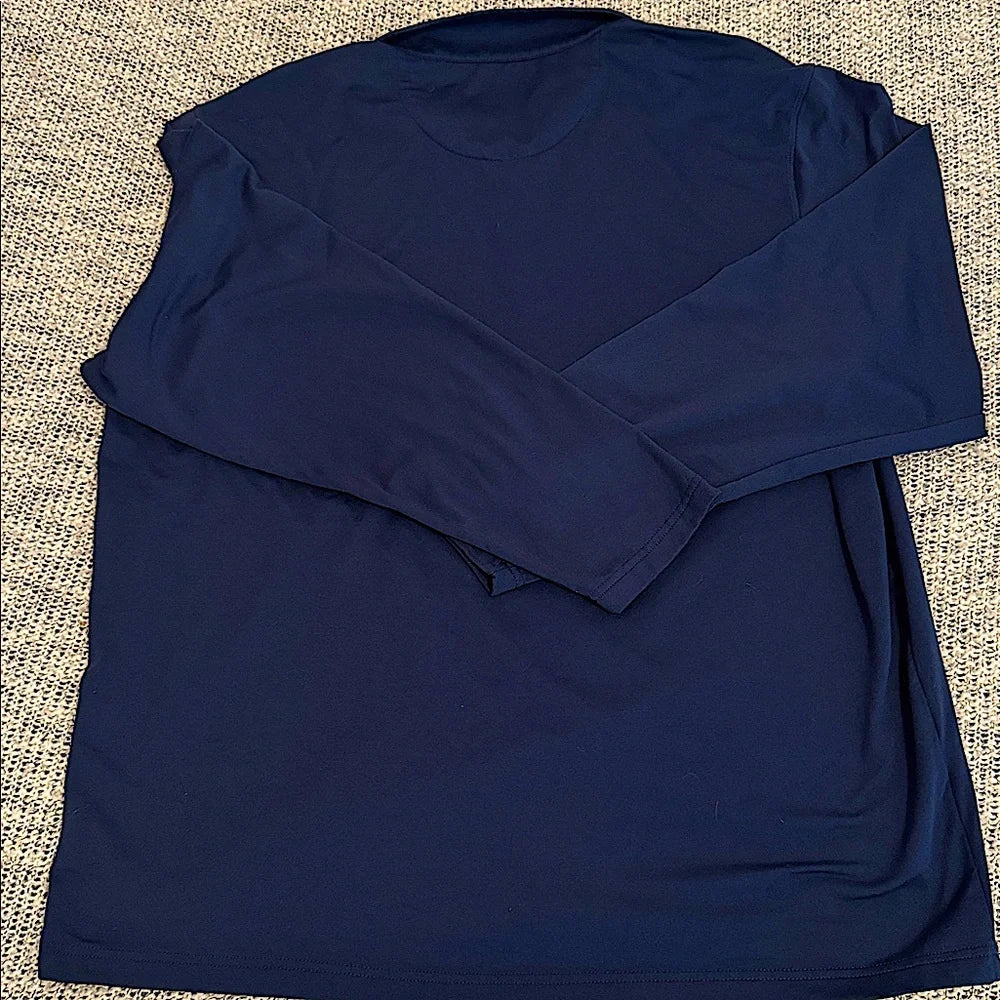 Jack Nicklaus Men’s Golf 1/4 Zip Navy Pullover Size Large